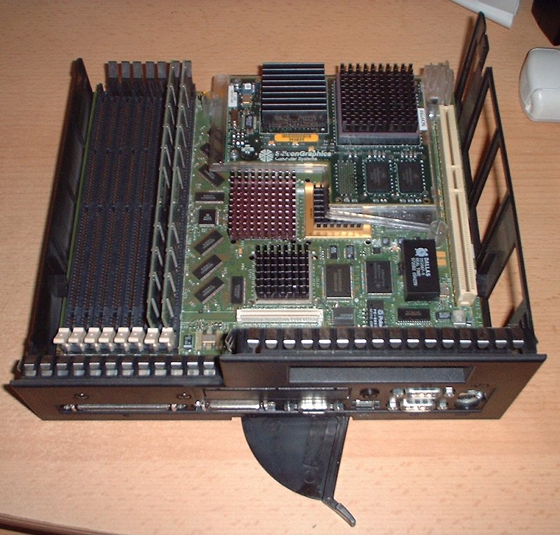 SiliconGraphics O2 R5000 CPU 2個